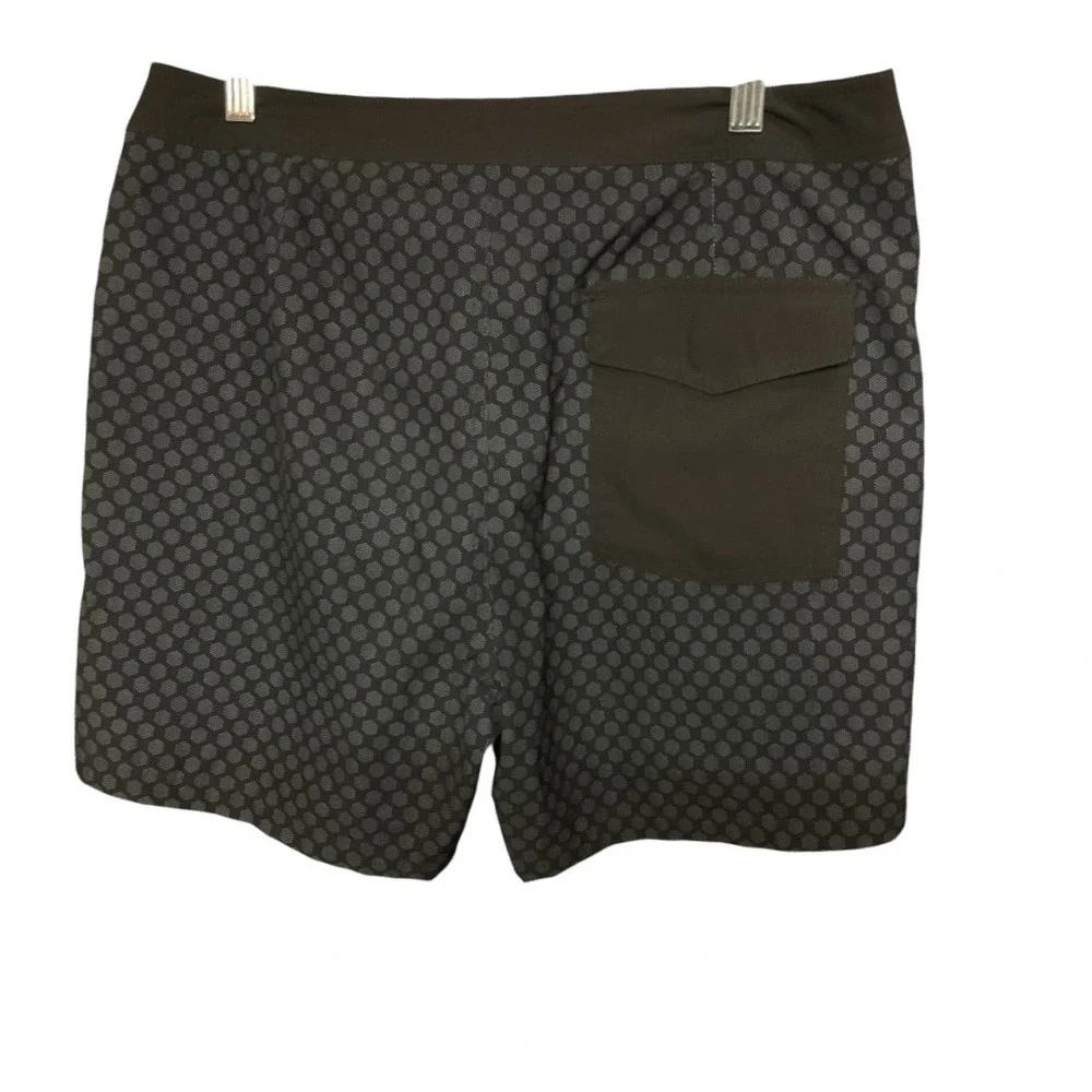 BYLT Premium Basics Men's‎ Geo Drawstring Mid Rise Board Shorts Size 32